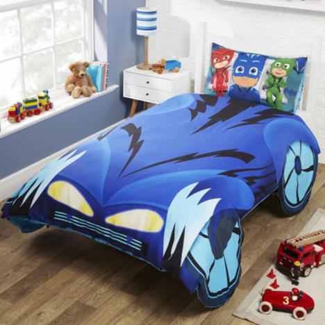 PJ Masks Catboy Shaped Single Duvet Cover Bed Set Extra Image 1